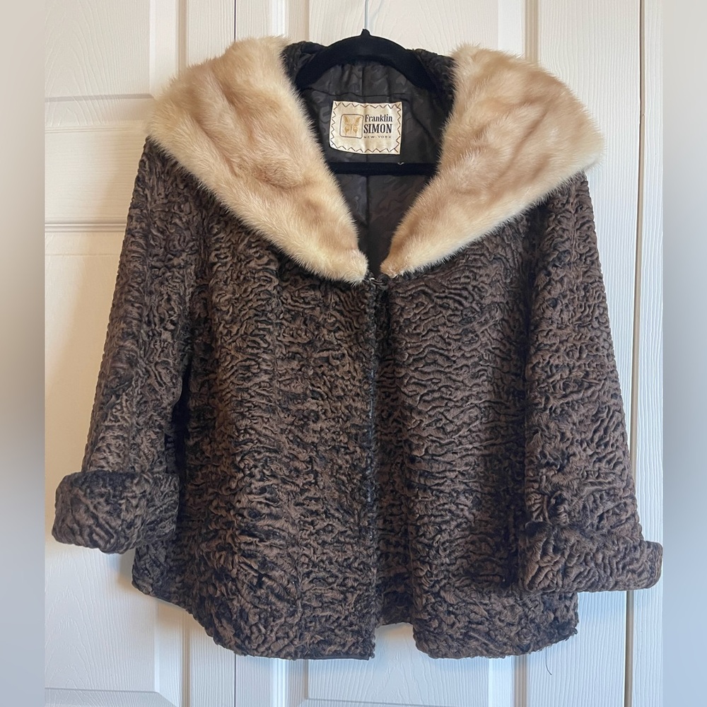 Franklin Simon Persian lamb fur Jacket